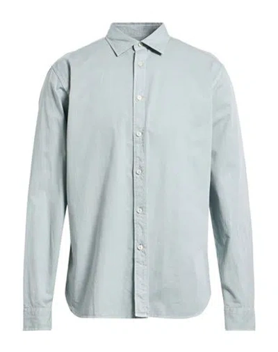 Xacus Legacy Collection Man Shirt Light Grey Size 17 ½ Cotton In Blue
