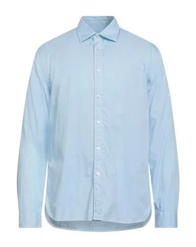 Xacus Legacy Collection Man Shirt Sky Blue Size 17 Cotton