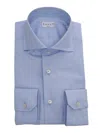 Xacus Light Blu Shirt With Pockets In Multi