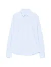 Xacus Light Blue Solid Shirt In Blue