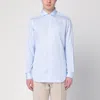 Xacus Spread-collar Cotton Shirt In White