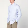 Xacus Long Sleeves Shirt In White In Blue