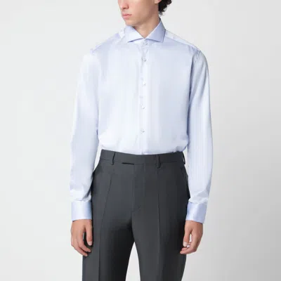 Xacus Light Blue Travel Cotton Shirt Tailor Fit