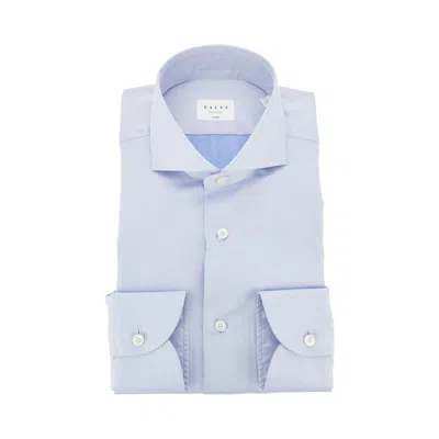 Xacus Light Blue Travel Cotton Shirt Tailor Fit