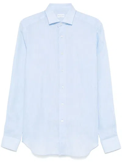 Xacus Linen Shirt In Blue