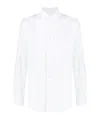 Xacus Spread-collar Cotton Shirt In White