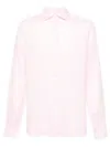 Xacus Man Shirt Light Pink Size 14 Linen