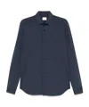 Xacus Long-sleeve Cotton-blend Shirt In Black