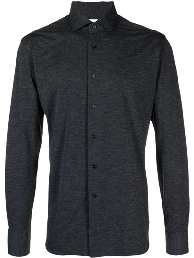 Xacus Long Sleeve Shirt In Grey