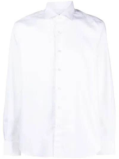 Xacus Long-sleeved Shirt In White