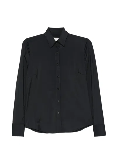 Xacus Long-sleeve Button-up Shirt In Black