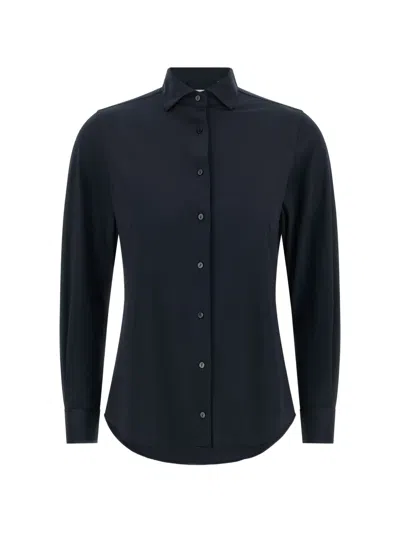 Xacus Long-sleeve Shirt In Black