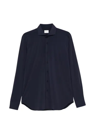 Xacus Long-sleeve Shirt In Blue