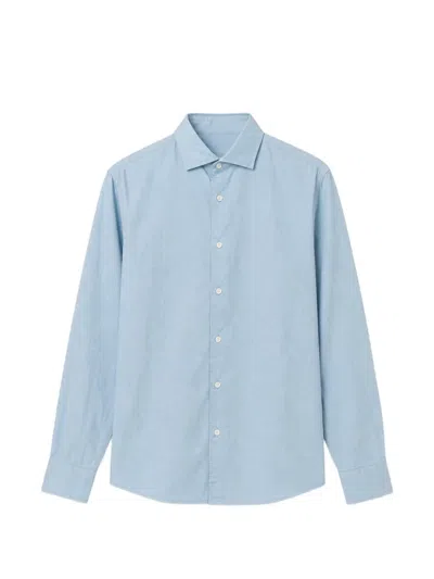 Xacus Long-sleeve Shirt In Blue