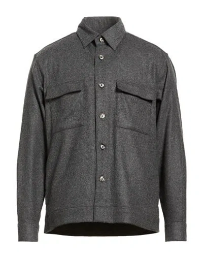 Xacus Man Jacket Charcoal Size M Wool, Polyester, Polyamide, Elastane In Gray