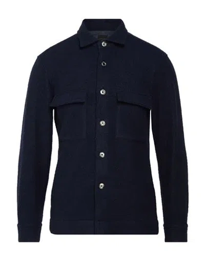 Xacus Man Jacket Midnight Blue Size S Virgin Wool