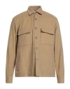 Xacus Man Jacket Sand Size M Cotton In Brown