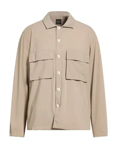 Xacus Man Jacket Taupe Size Xl Polyamide, Elastane In Neutral