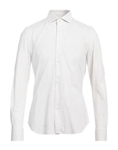 Xacus Man Shirt Beige Size 16 Polyamide, Elastane In Beige