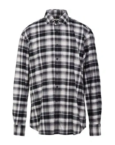 Xacus Man Shirt Black Size M Cotton
