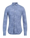 Xacus Man Shirt Blue Size 15 ½ Polyamide, Elastane