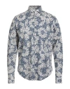 Xacus Man Shirt Blue Size 16 Cotton