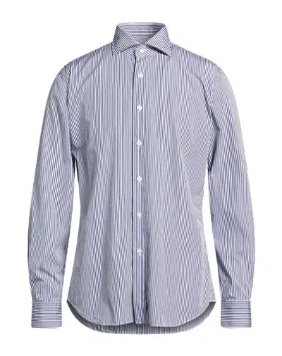 Xacus Man Shirt Blue Size 16 Cotton