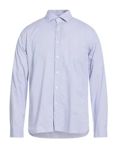 Xacus Man Shirt Blue Size 17 Cotton