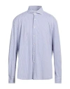 Xacus Man Shirt Blue Size 18 Polyamide, Elastane In Blue
