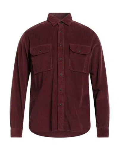 Xacus Man Shirt Brick Red Size 15 ¾ Cotton