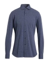Xacus Man Shirt Charcoal Size 15 ½ Polyamide, Elastane In Gray