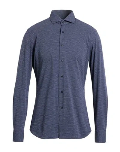 Xacus Man Shirt Charcoal Size 15 ½ Polyamide, Elastane In Gray