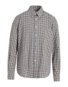 Xacus Man Shirt Chocolate Brown Size 16 ½ Cotton In Blue