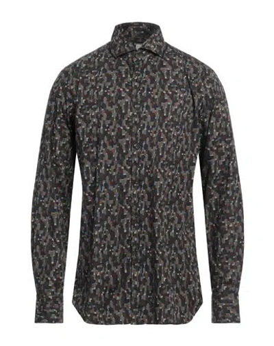 Xacus Man Shirt Grey Size L Cotton