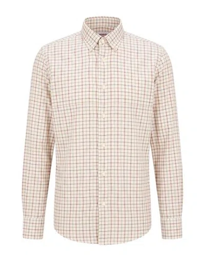Xacus Man Shirt Ivory Size 15 ½ Cotton, Cashmere In White