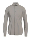 Xacus Man Shirt Khaki Size 15 ½ Polyamide, Elastane In Sand