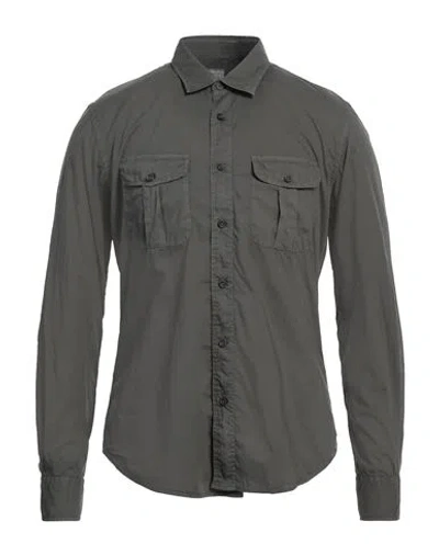 Xacus Man Shirt Lead Size 16 Cotton In Grey