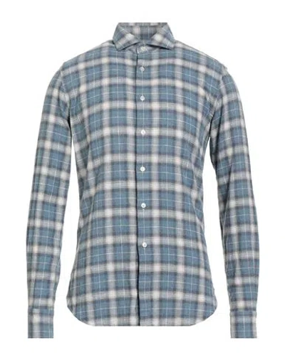 Xacus Man Shirt Light Blue Size 17 ½ Cotton