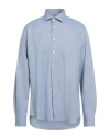 Xacus Man Shirt Light Blue Size 17 ½ Cotton, Elastane