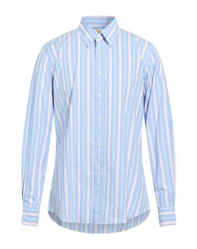 Xacus Man Shirt Light Blue Size Xl Cotton