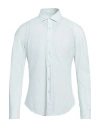 Xacus Man Shirt Light Green Size 16 ½ Polyamide, Elastane