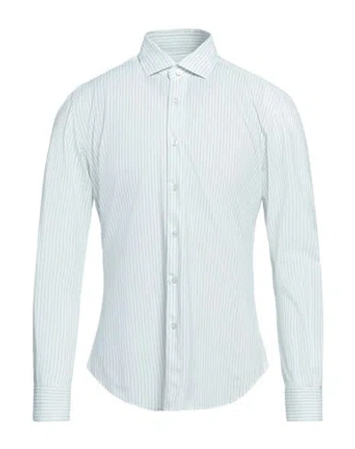 Xacus Man Shirt Light Green Size 16 ½ Polyamide, Elastane