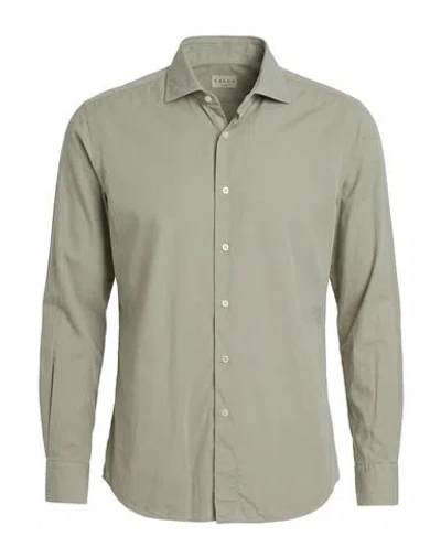 Xacus Man Shirt Light Grey Size 15 Cotton