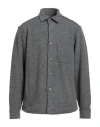 Xacus Man Shirt Light Grey Size Xl Virgin Wool, Viscose In Gray