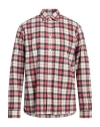 Xacus Man Shirt Magenta Size 16 Cotton In Magenta