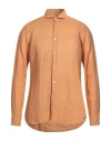 Xacus Man Shirt Mandarin Size 17 Linen