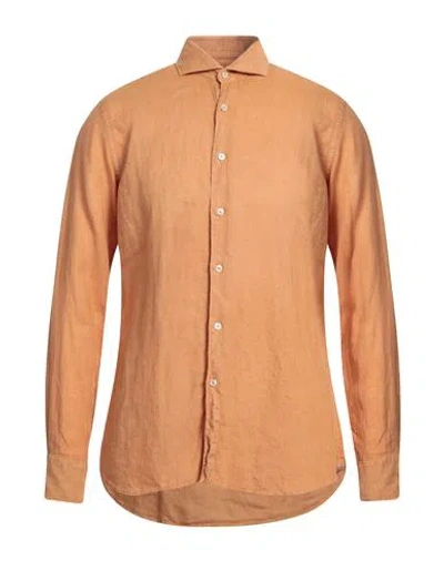 Xacus Man Shirt Mandarin Size 17 Linen
