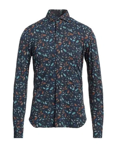 Xacus Man Shirt Midnight Blue Size 15 ½ Polyamide, Elastane