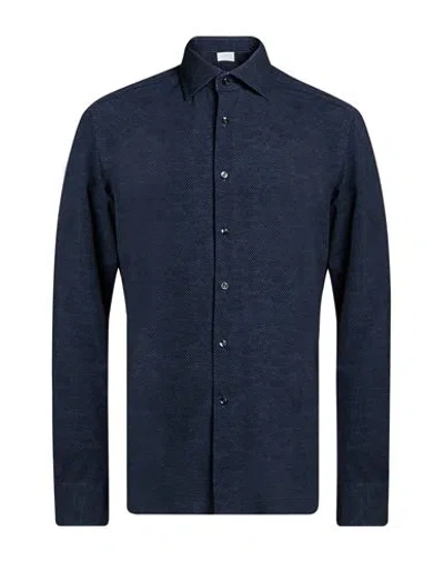 Xacus Man Shirt Midnight Blue Size 15 ½ Polyamide, Elastane