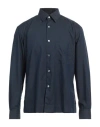 Xacus Man Shirt Midnight Blue Size 16 Cotton, Polyester